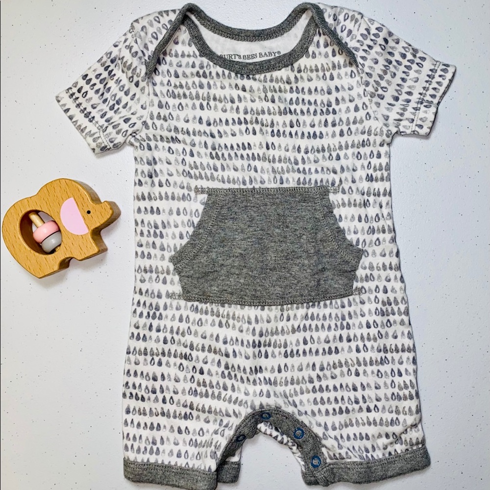 Burts bees baby romper